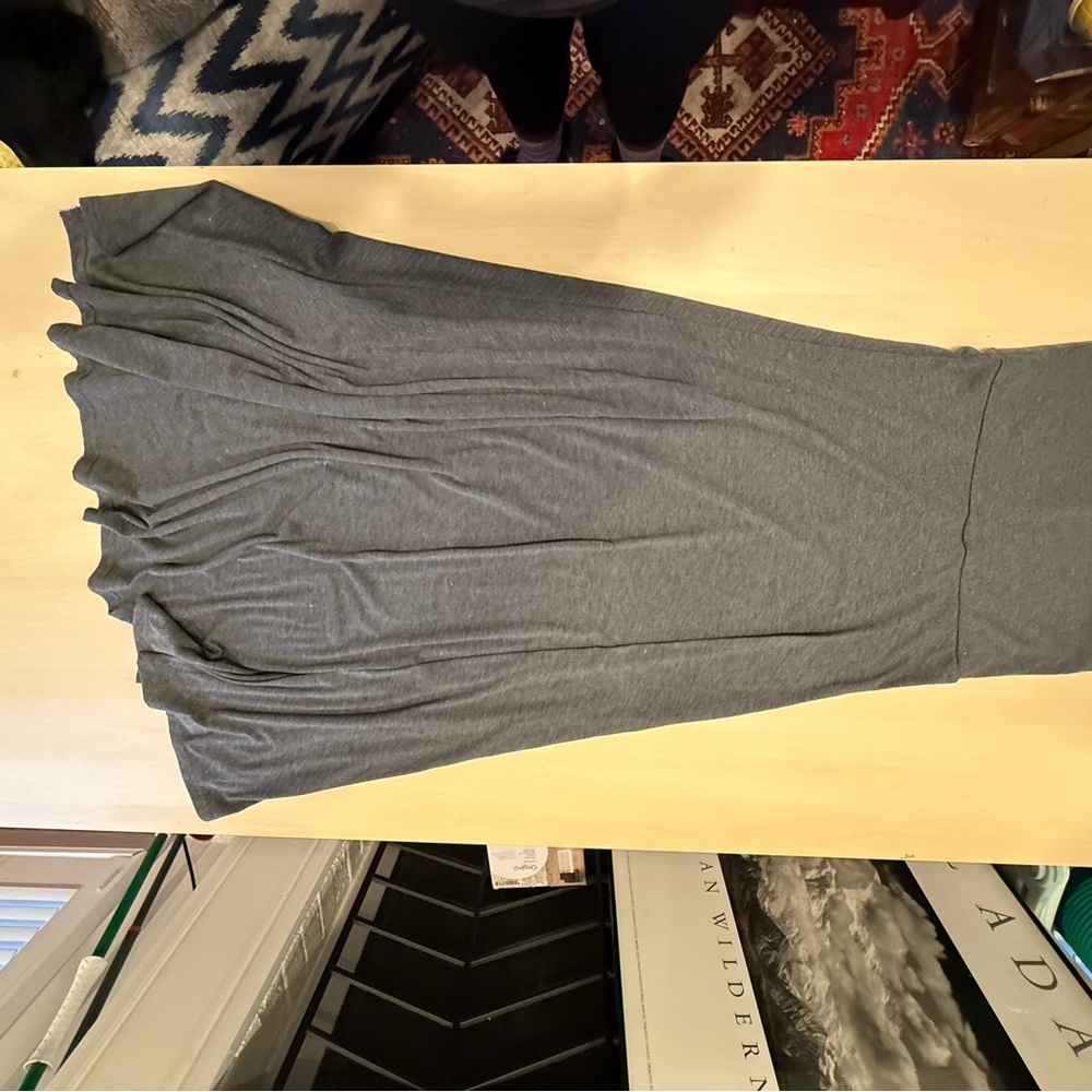 LuLaRoe Charcoal Maxi Skirt - Picture 3 of 3